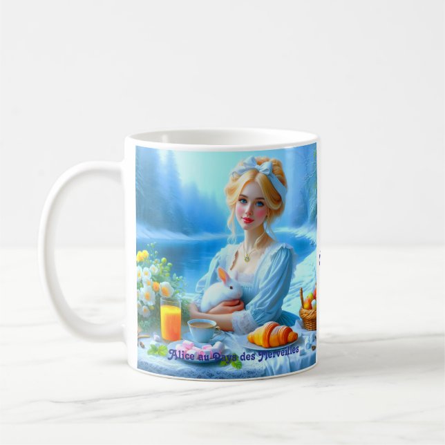 - Voyage au  Pays des Merveilles pour tous  -   Kaffemugg (Vänster)