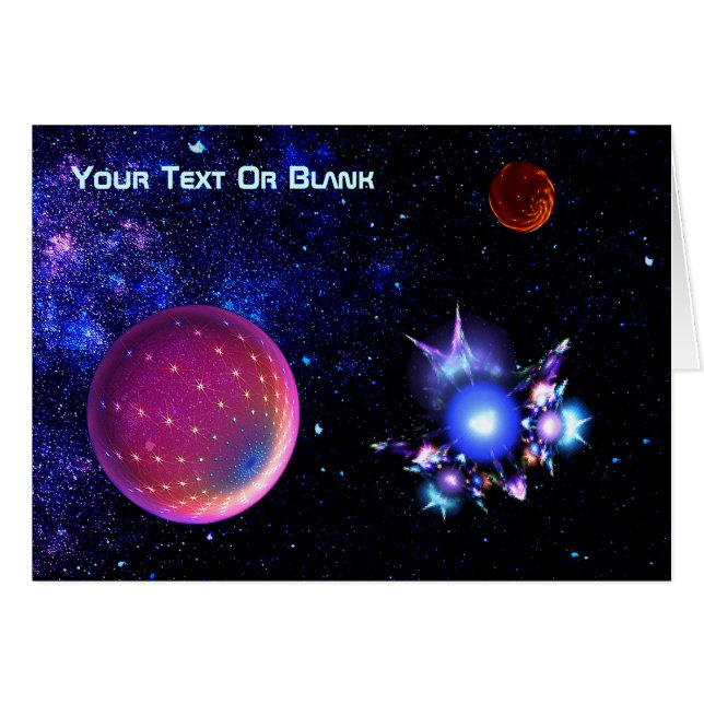 Voyage to Nzgrshdekl Hälsningskort (Framsidan Horizontal)