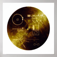 Voyager 1 + 2 Ljud Guld-täcket för jordpost