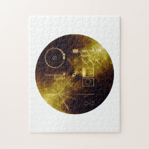 Voyager 1 + 2 Ljud Guld-täcket för jordpost Pussel