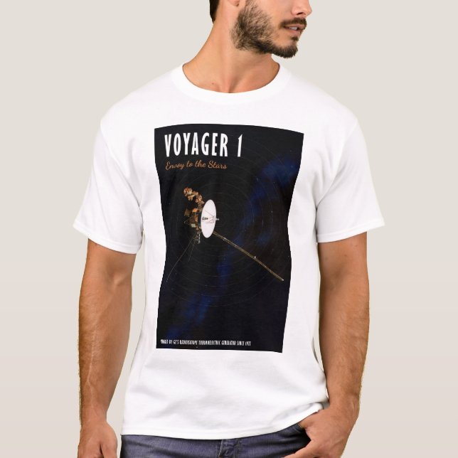 Voyager 1 - Envoy to Stars T Shirt (Framsida)