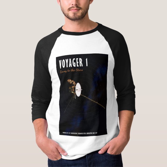 Voyager 1 - Envoy to Stars T Shirt (Framsida)