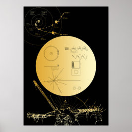 Voyager 1 Golden Record - poster