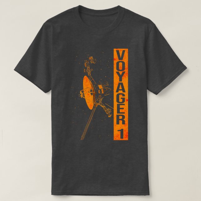 Voyager 1 Interstellär Space-sond14 T Shirt (Design framsida)