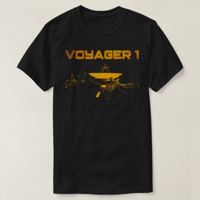 Voyager 1 Interstellär Space-sond 10 T Shirt (Design framsida)