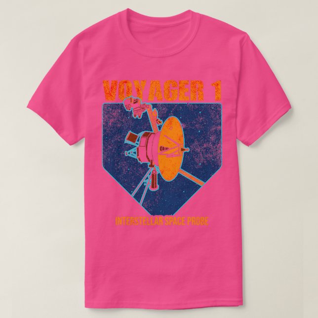 Voyager 1 Interstellär Space-sond 19 T Shirt (Design framsida)
