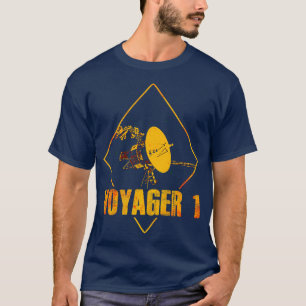 Voyager 1 Interstellär Space-sond 3 T Shirt