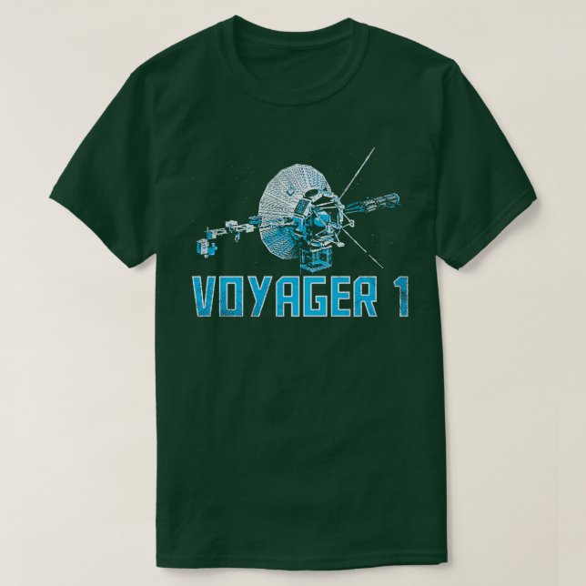 Voyager 1 Interstellär Space-sond 8 T Shirt (Design framsida)