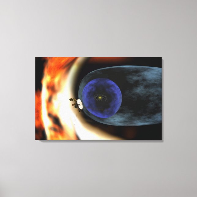 Voyager 2 rymdfarkoster canvastryck (Framsida)