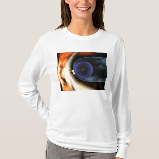 Voyager 2 rymdfarkoster tee shirt (Framsida)