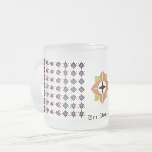 Voyager Frosted Glass Mugg (Framsida vänster)
