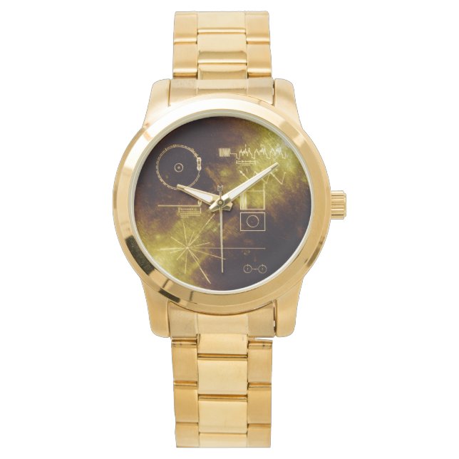 Voyager Golden Record Armbandsur (Framsida)
