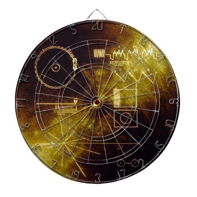 Voyager Golden Record Darttavla (Framsidan)