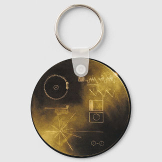 Voyager Golden Record Keychain Nyckelring