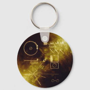 Voyager Golden Record Nyckelring