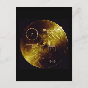 Voyager Golden Record Vykort