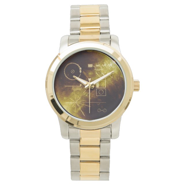 Voyager Golden Record Wrist Watch Armbandsur (Framsida)