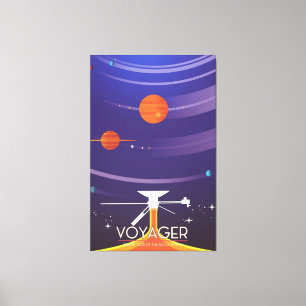 Voyager Grand Tour Science poster Canvastryck