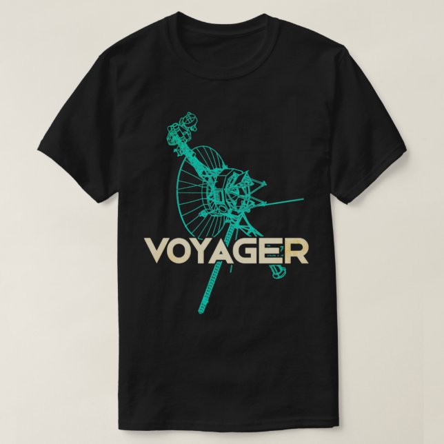 Voyager Interstellar Space Probe5 T Shirt (Design framsida)