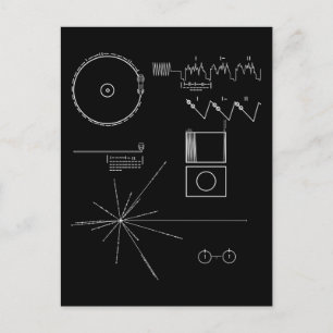 Voyager-meddelande Vykort