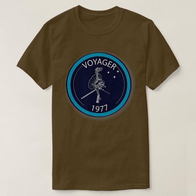 Voyager Satellite Probe 1977 Space T Shirt (Design framsida)