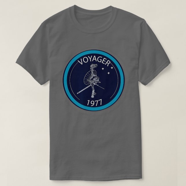 Voyager Satellite Probe 1977 Space T Shirt (Design framsida)
