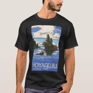 Voyageurs National Park Minnesota, Förenta statern T Shirt