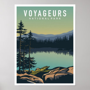 Voyageurs National Park Minnesota USA Resa Poster