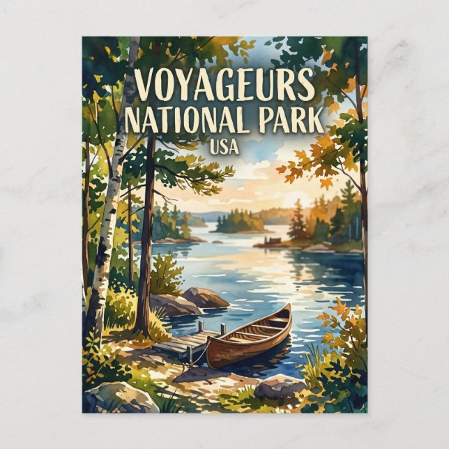 Voyageurs National Park USA Vykort (Framsida)