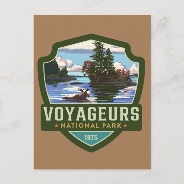 Voyageurs National Park Vykort (Framsida)