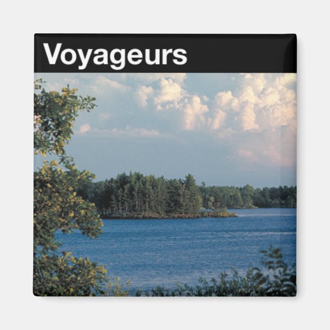 Voyageurs nationalpark magnet (Framsidan)