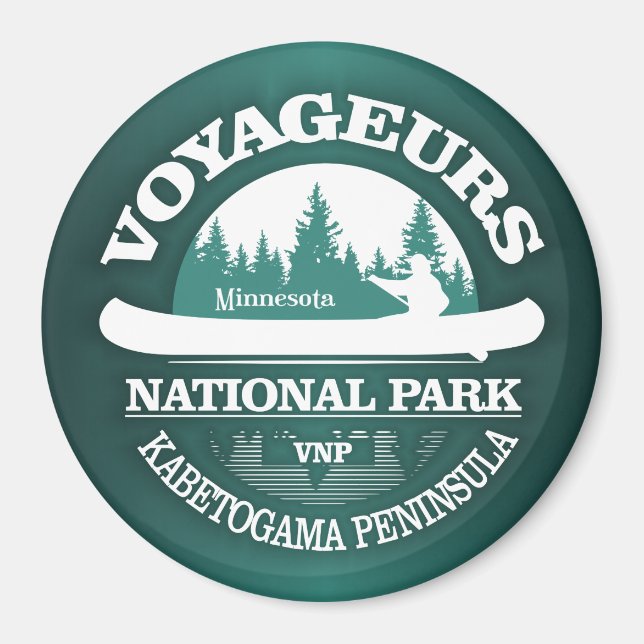 Voyageurs nationalpark magnet (Framsidan)