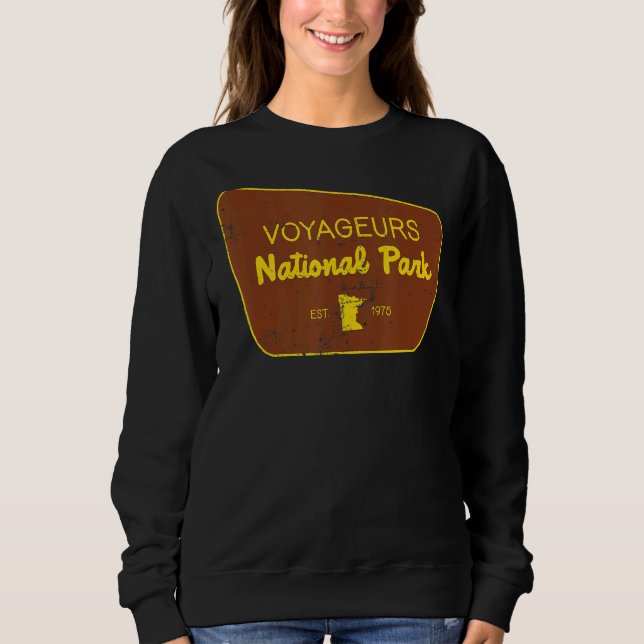 Voyageurs nationalpark Minnesota Natature Distress T Shirt (Framsida)