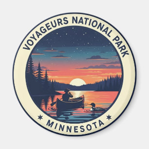 Voyageurs nationalpark Minnesota Sunset Magnet