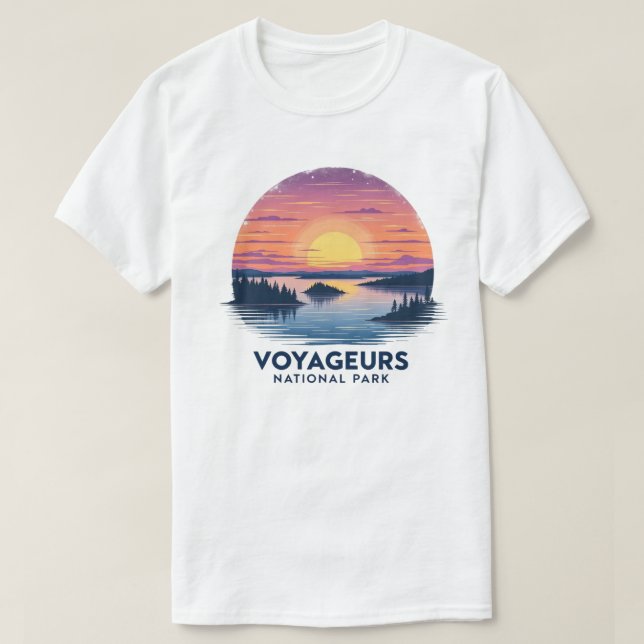 Voyageurs nationalpark - Minnesota T Shirt (Design framsida)