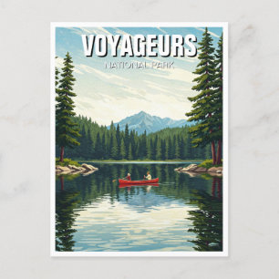 Voyageurs nationalpark Minnesota Travel Vykort