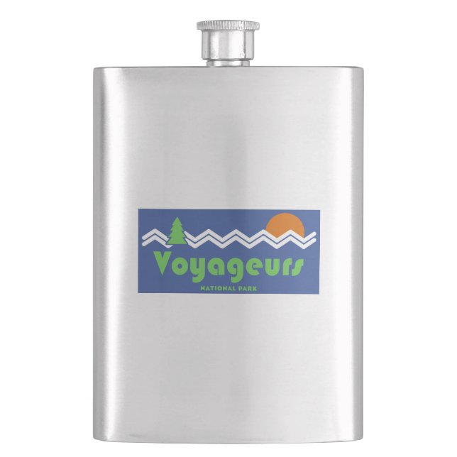 Voyageurs nationalpark Retro Fickplunta (Framsidan)