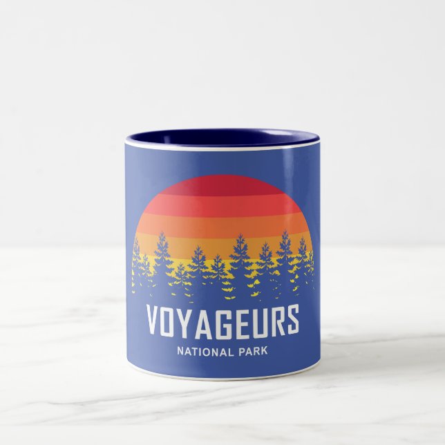 Voyageurs nationalpark Två-Tonad mugg (Center)