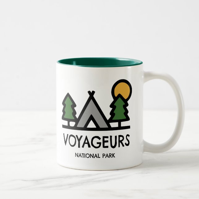 Voyageurs nationalpark Två-Tonad mugg (Höger)