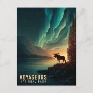 Voyageurs nationalpark Vintage Vykort