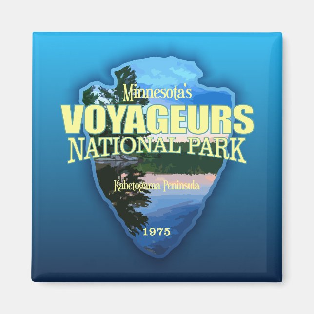 Voyageurs NP (pilhuvud) Magnet (Framsidan)