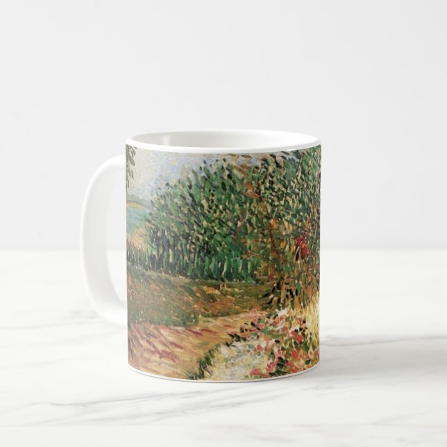 Voyer d'Argenson Park Asnieres av Vincent van Gogh Kaffemugg (Framsida vänster)