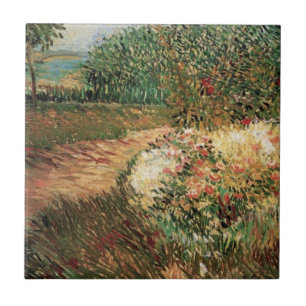Voyer d'Argenson Park Asnieres av Vincent van Gogh Kakelplatta
