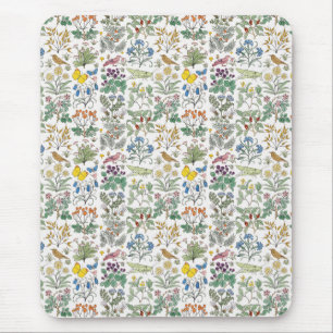 Voysey apothecarys trädgårds- mönster Mousepad Musmatta