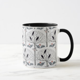 Voysey råka- och för kaffe för järnekmönsterj mugg