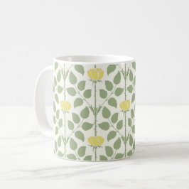 Voyseys Briar Ro, Gult Coffee Mugg