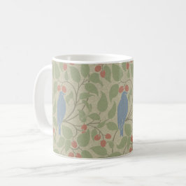 Voyseys fåglar i berry Bush-kaffe Mugg