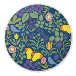 Voyseys Wildblommor Ceramic Knob Knopp