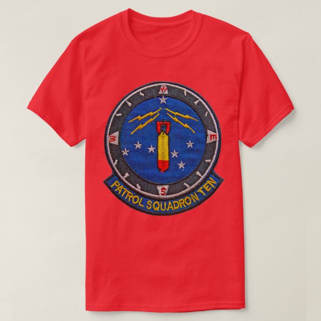 VP10 PATROL SQUADRON-FÖRVARING T SHIRT (Design framsida)