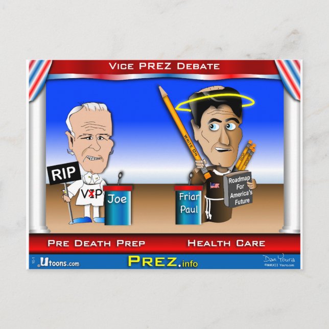 VP-debatt Vykort (Framsida)